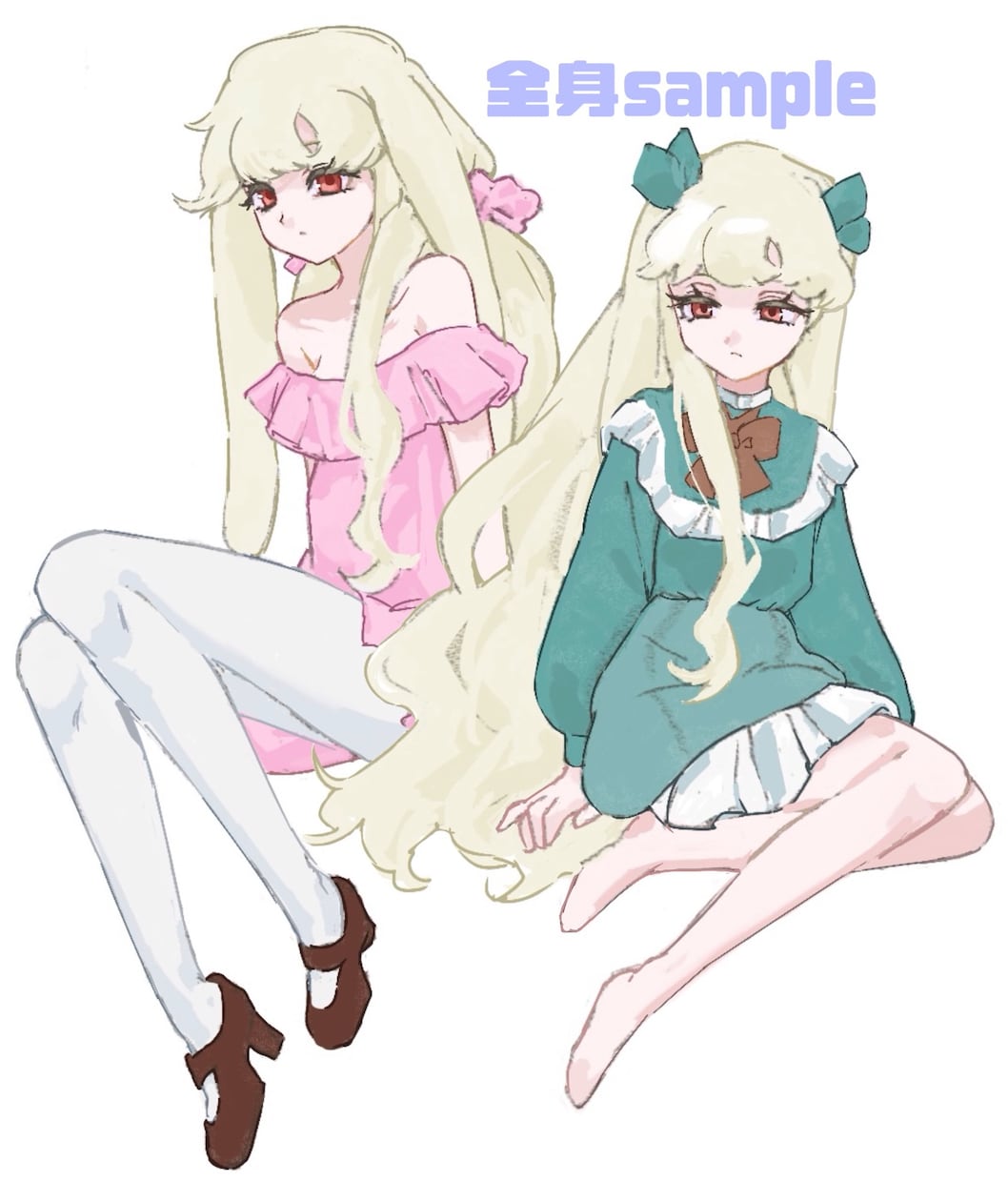 SNSアイコン、立ち絵お描きします かわいい女の子を丁寧に描かせていただきます！ イメージ2