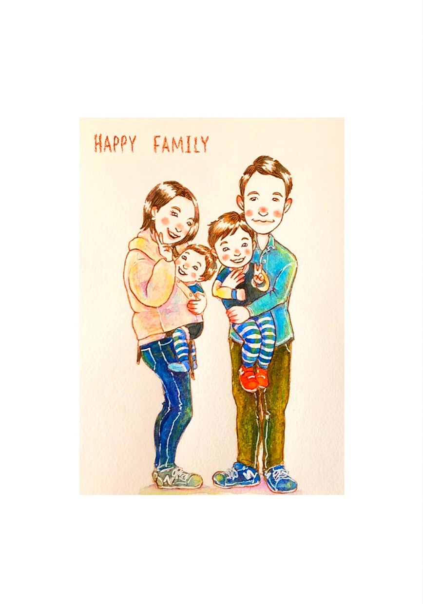 大人可愛い♡ナチュラルな似顔絵をお描きします 365日、たくさんの記念日に彩りを添えます❁ イメージ8