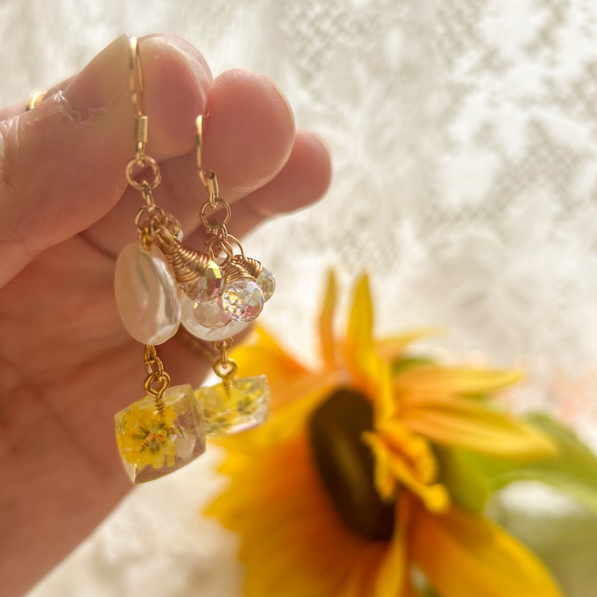 女性にときめき彩りオリジナルアクセサリーを届けます オリジナルアクセサリー、パール・レジン・パーツなど使用 イメージ2