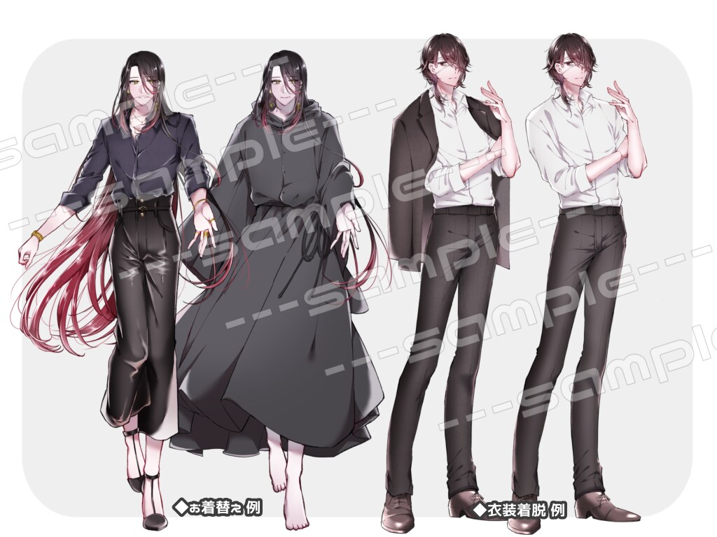 TRPG、配信、動画等に使用できる立ち絵を描きます 繊細なタッチであなたのキャラクターの魅力を引き出します！ イメージ4