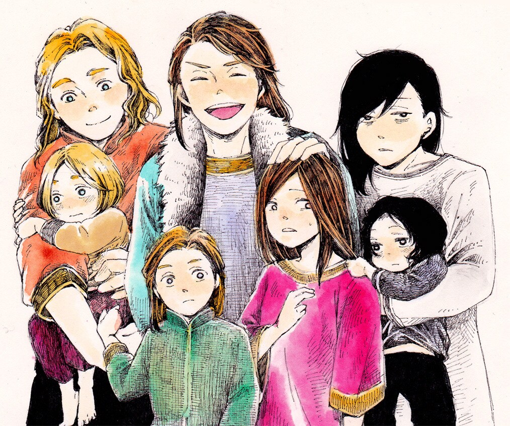 ウェルカムボードほか、ご家族様の似顔絵描きます 水彩カラーで似顔絵描きます！小物もリクエストOK^-^︎ イメージ1