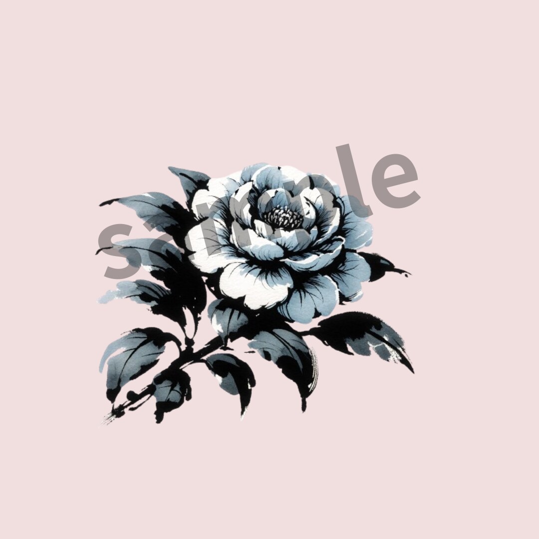 3点ご提案！お花の絵を筆絵で描きますます 商用利用OK！好きなお花を絵にしてみませんか？ イメージ4