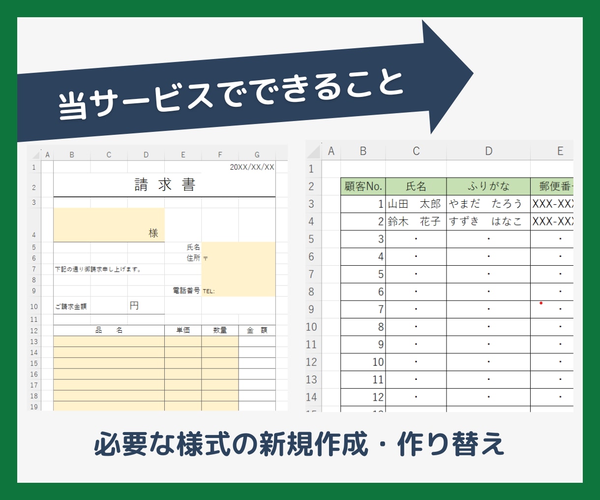 企業様・個人事業主様向け！エクセル作成代行します 収支管理、目標管理等まとまったフォーマット作成お任せください イメージ5