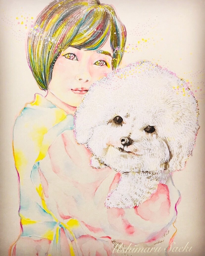 カラフルポップな似顔絵・イラスト描きます 個性的なイラスト風でカラフルな似顔絵等をご用意いたします。 イメージ2