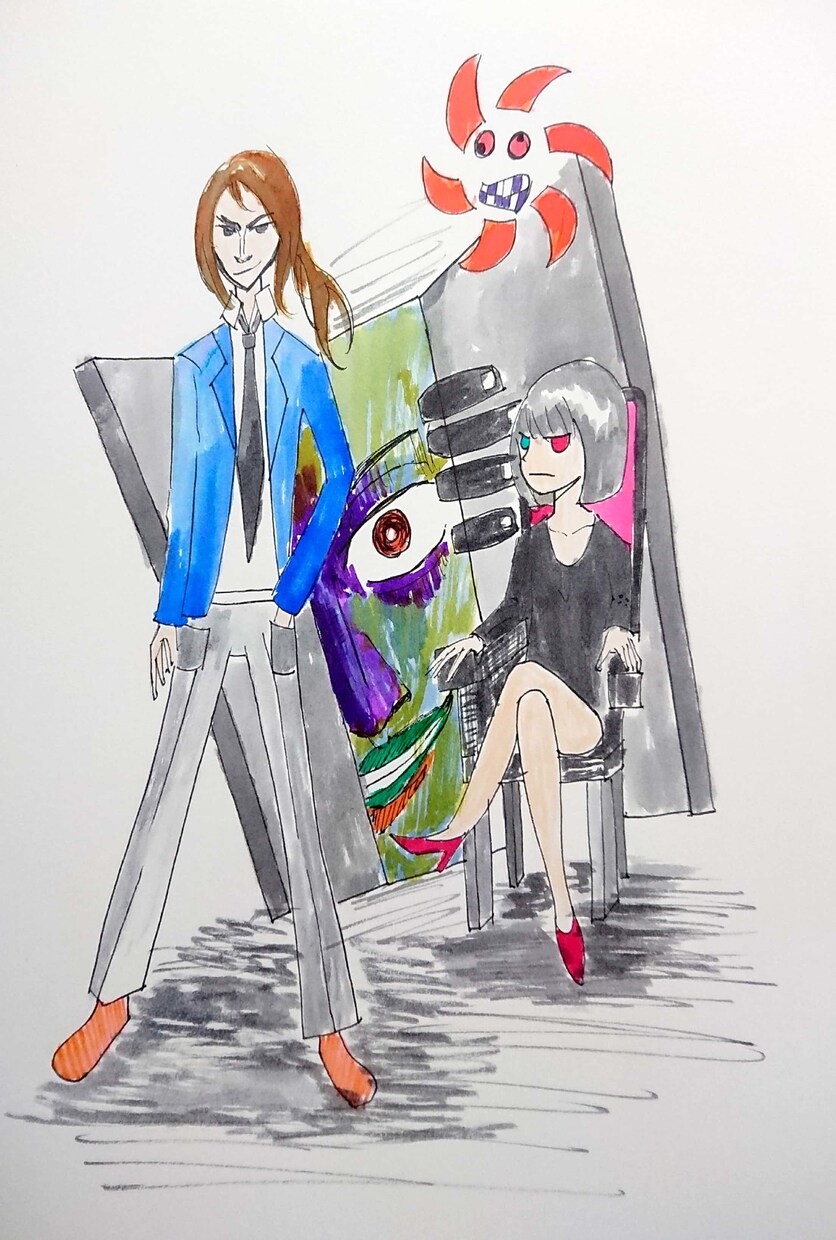 イカれたヤバい絵から神秘的な優しい絵まで描きます 趣味がなく悩んでいる方や仕事でお疲れの日々を送っている方へ！ イメージ3