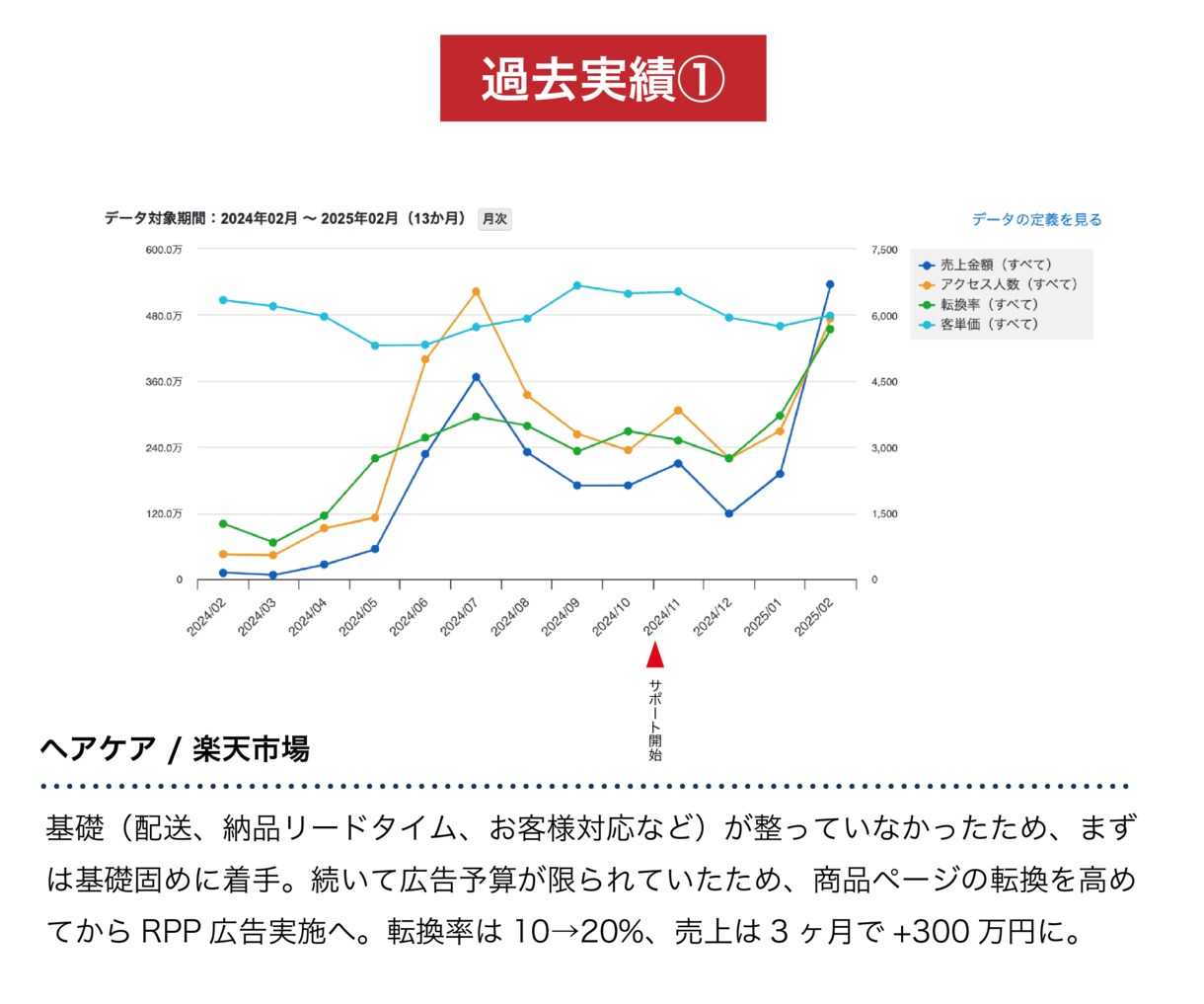 ECのプロがアマゾン/楽天を“戦略的に”運営します 実績多数◎データ分析で課題が見える！PDCA運用代行 イメージ5