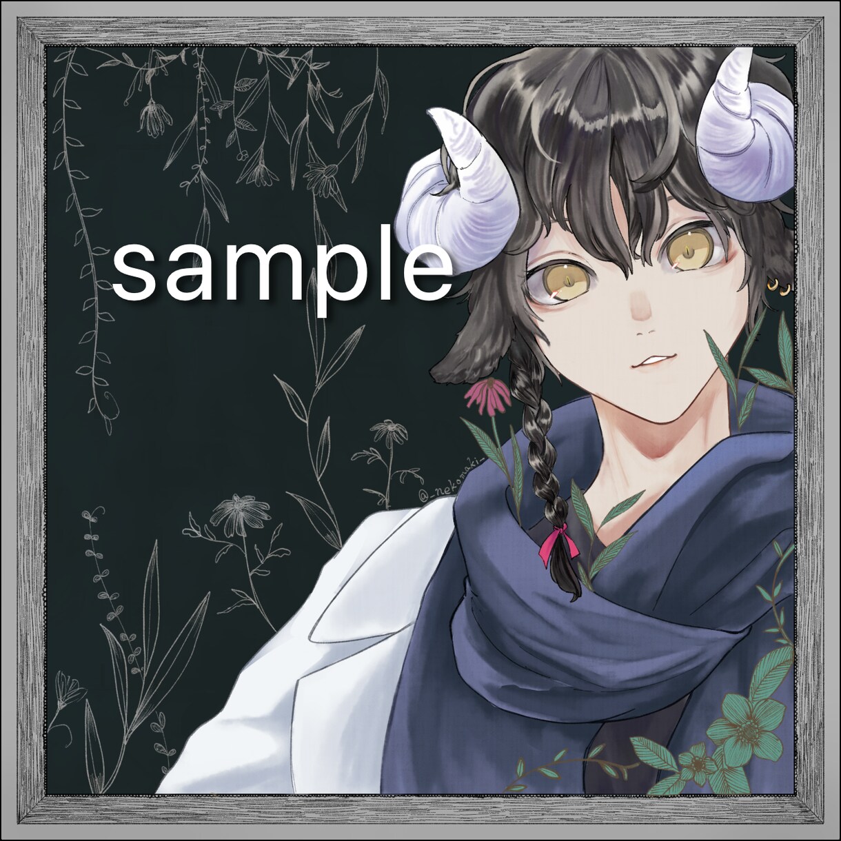 アイコンから立ち絵まで様々なイラストお描きします 厚塗りやペン画風のイラストがが得意です！ イメージ1