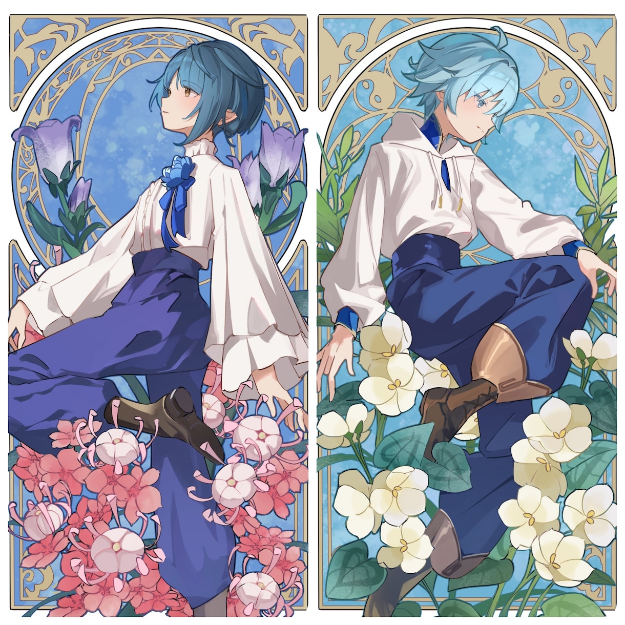 クオリティ重視！透明感×綺麗可愛いイラスト描きます 一枚絵・Live2Dパーツ分け立ち絵・歌みた・キャラデザも イメージ8