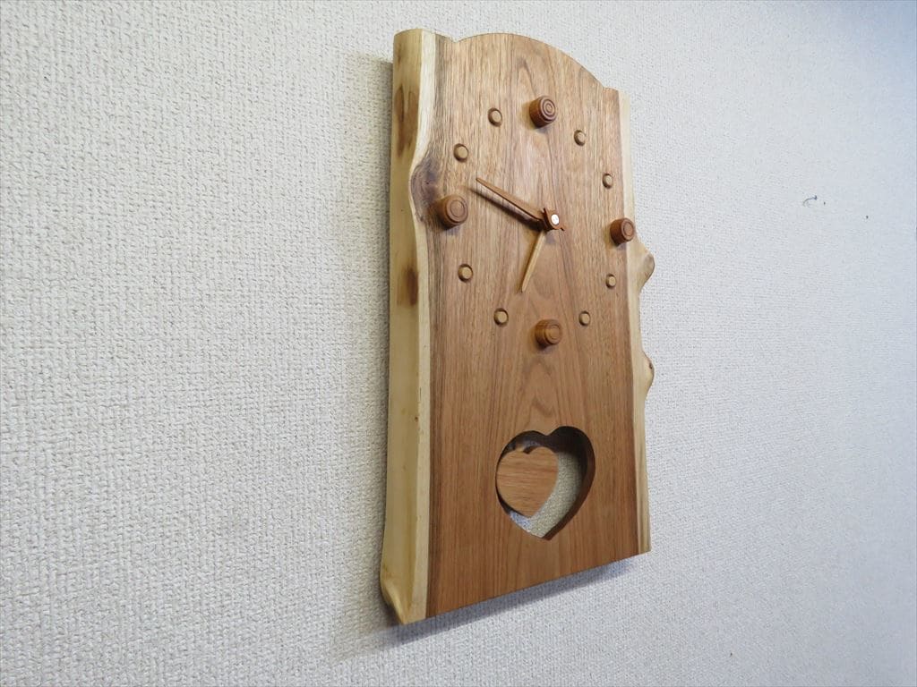 木製掛け時計製作します 北海道産銘木使用の掛け時計をハンドメイドします。 イメージ2