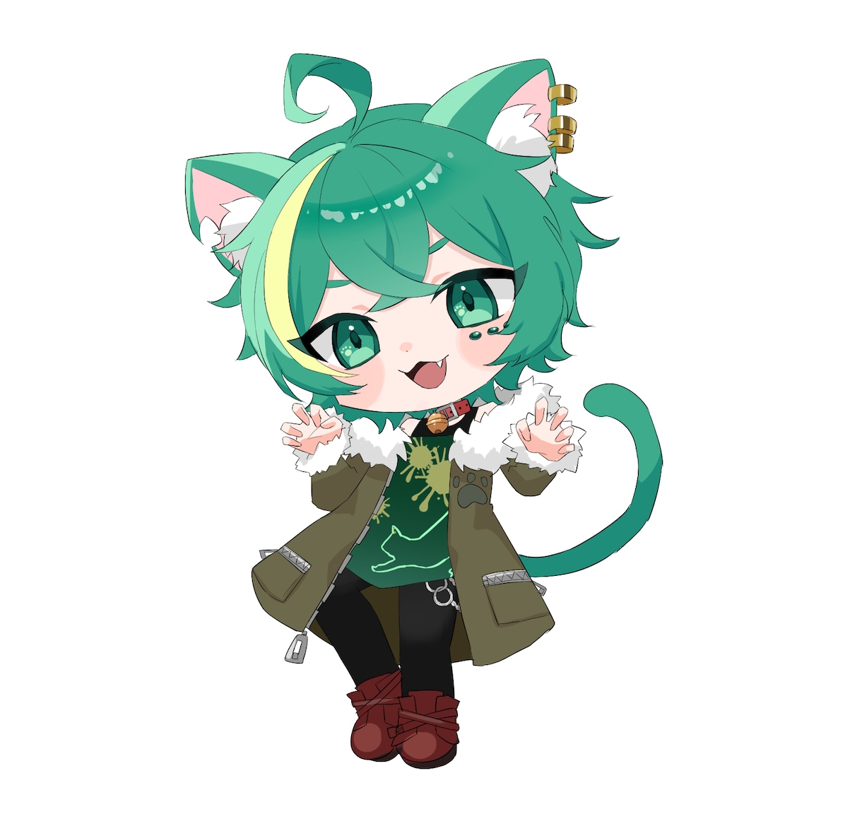 商用込！SNS・返礼品に！可愛いミニキャラ描きます グッズ、配信用などに！商用利用OK イメージ4