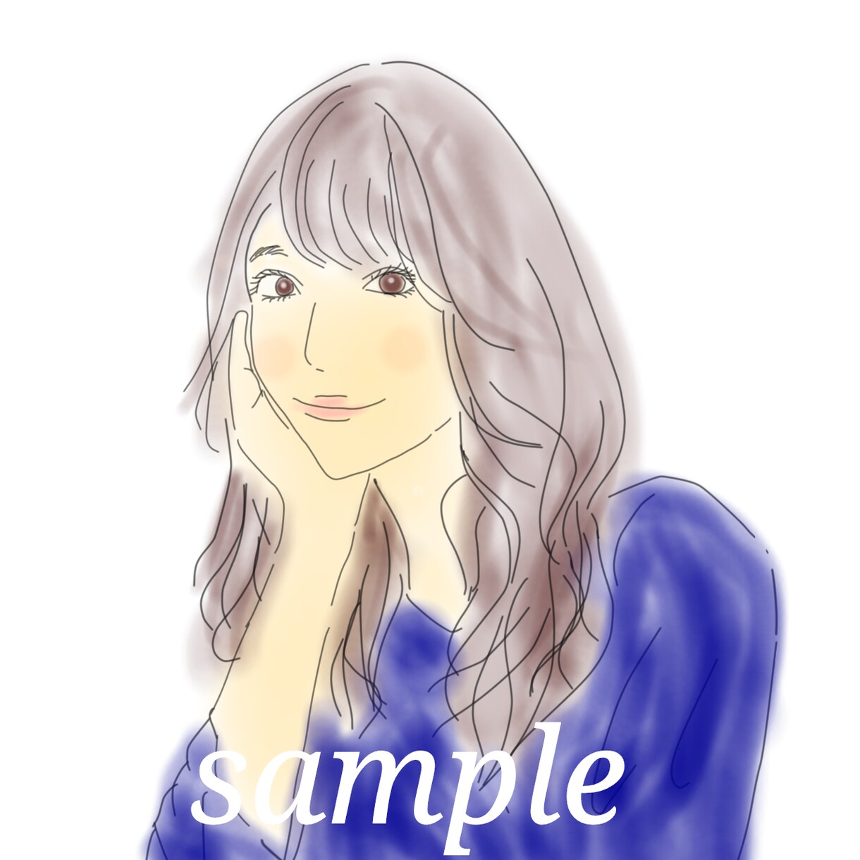 ゆるふわアイコン作ります 可愛いゆるふわアイコン作ります。水彩画風です。 イメージ5