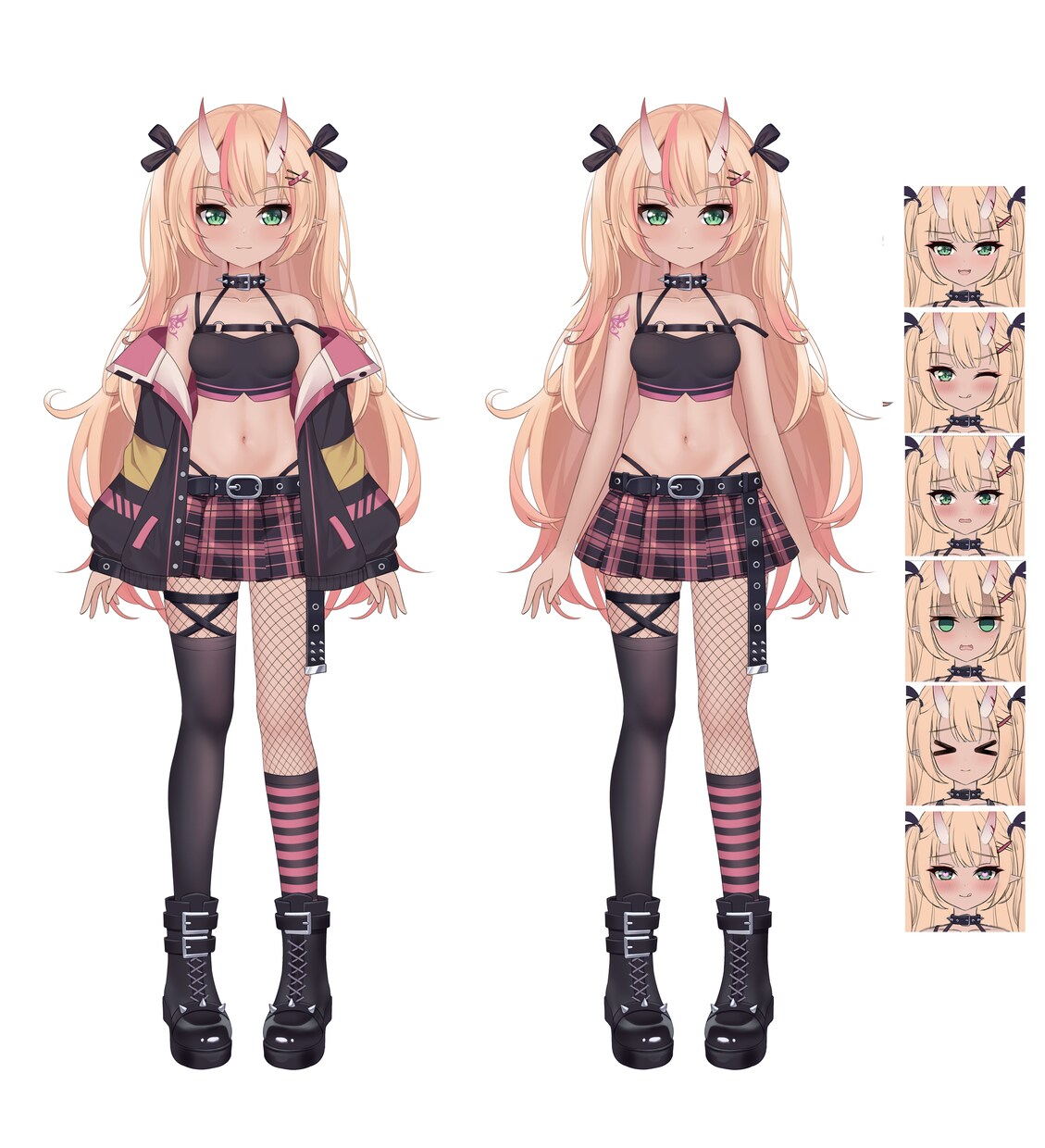 LIVE2D用全身イラスト・パーツ分け済み描きます プロのVtuberになりたい方や配信したい方ぜひ！ イメージ5