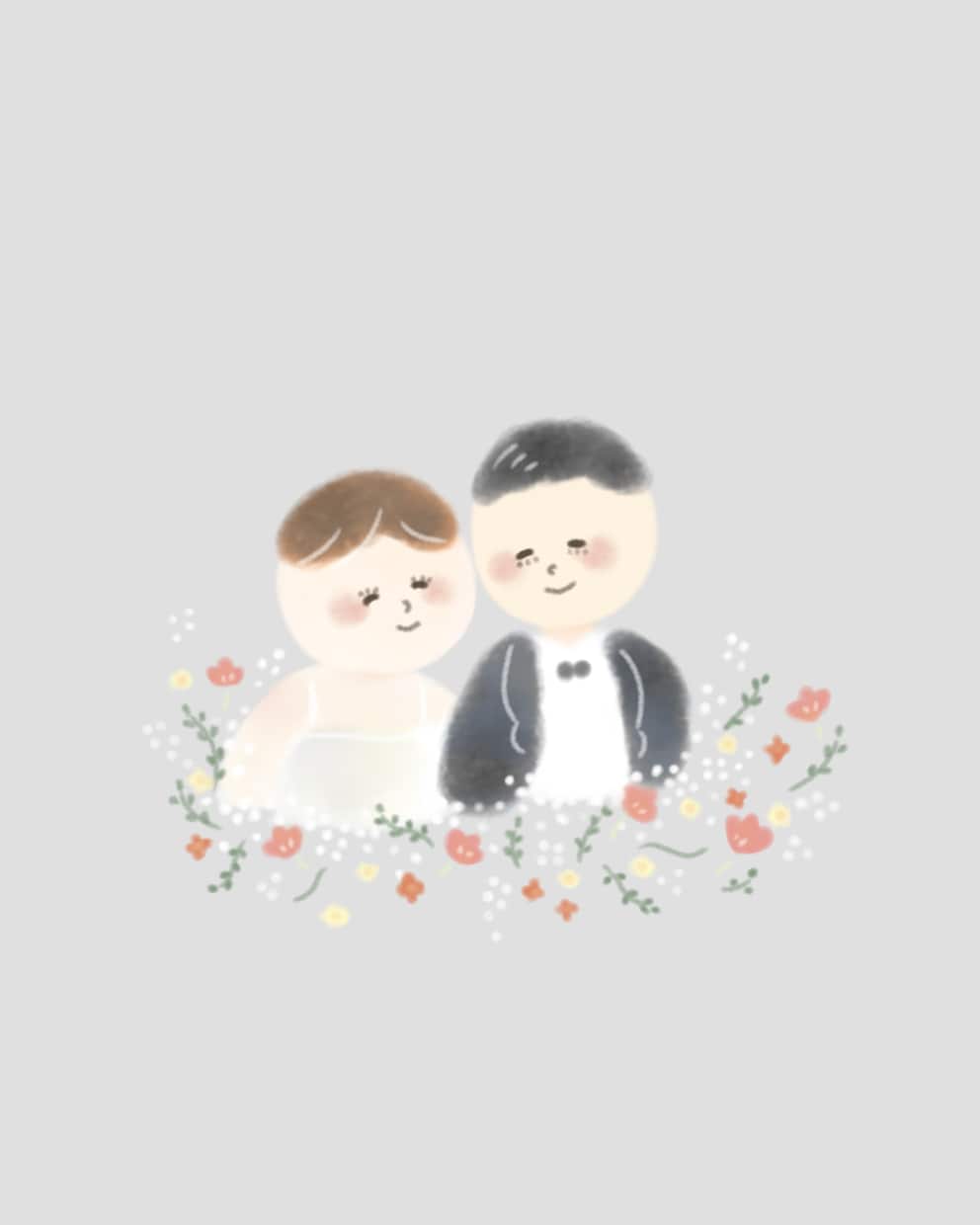 あたたかくて優しい似顔絵イラスト描きます 記念日・プレゼント・ウェルカムボードなど イメージ2