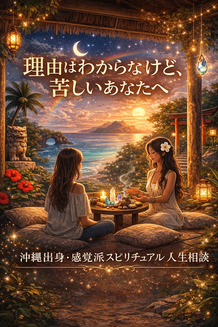 沖縄出身×霊感スピリチュアル 人生相談乗ります 言葉にならない違和感を、人生のヒントに イメージ1