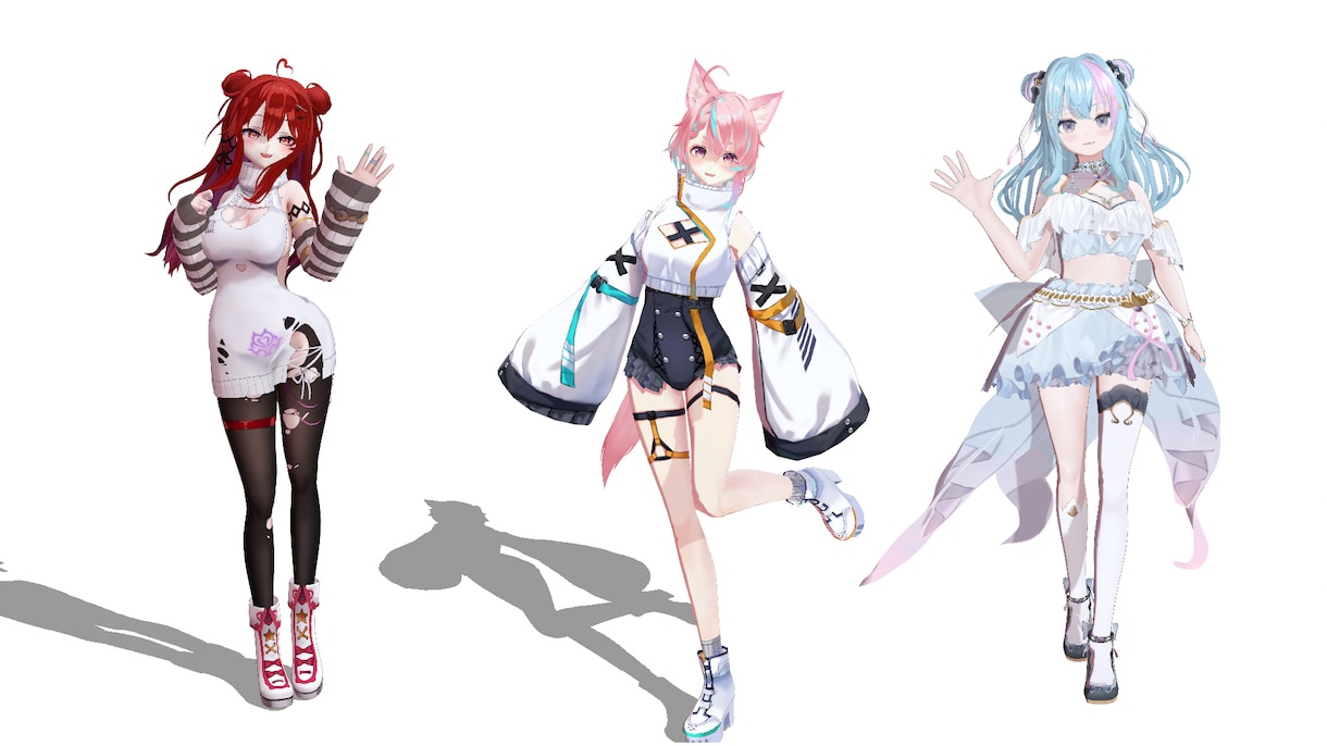 MMD対応可！Vroidで3Dモデルを制作します あなたのキャラクターを再現し動かします！ イメージ3