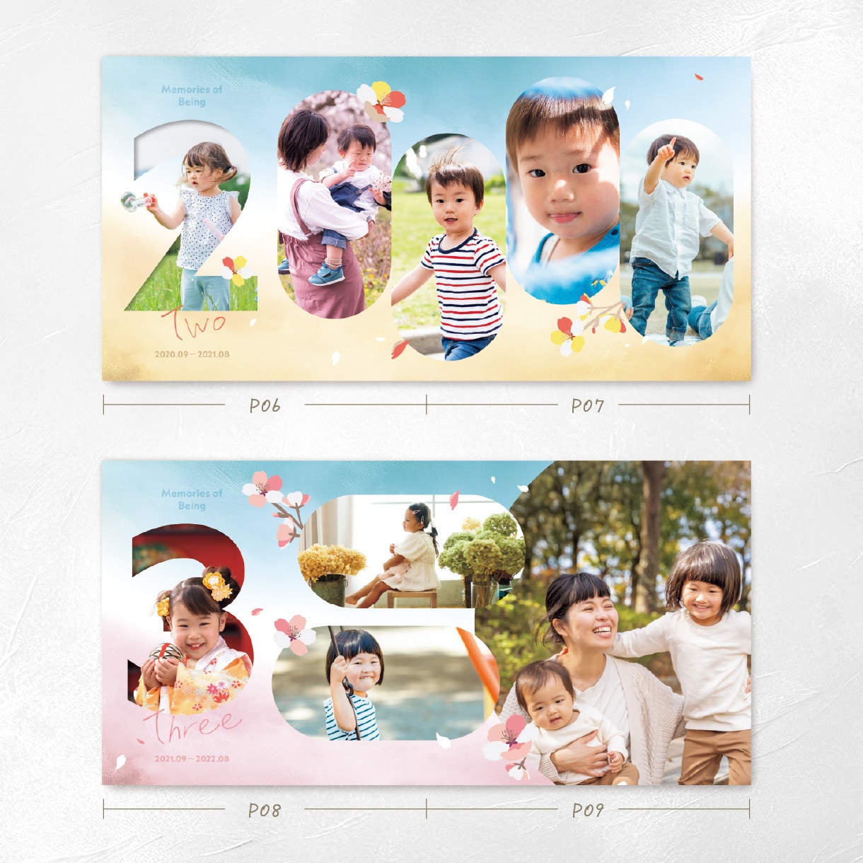 卒園記念のフォトブックつくります ハードカバーのコンパクトでかわいいフォトアルバム イメージ8