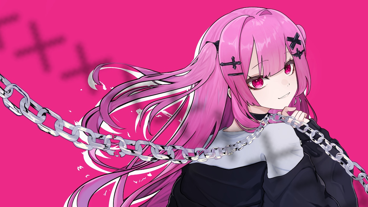 一枚絵から立ち絵、アイコンまで描きます 一枚絵、立ち絵、アイコン、ヘッダー、サムネイル等を描きます イメージ2