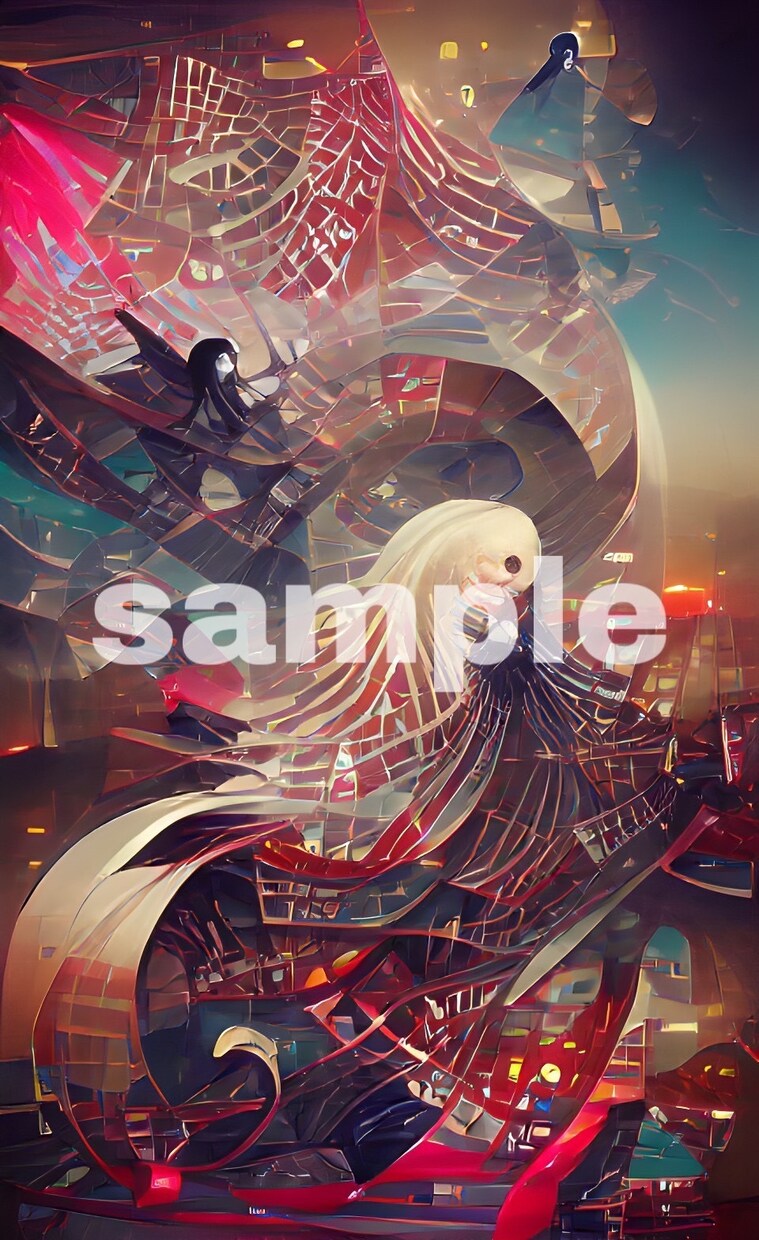 最新のAIを用いてNFTARTSを作成します 世界に一枚のあなただけの作品です。 イメージ4