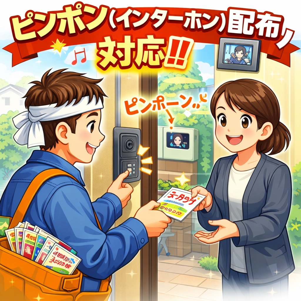 岡山県南部エリアでのポスティング作業を請負います 配った数より、反響を大事にするポスティング イメージ3