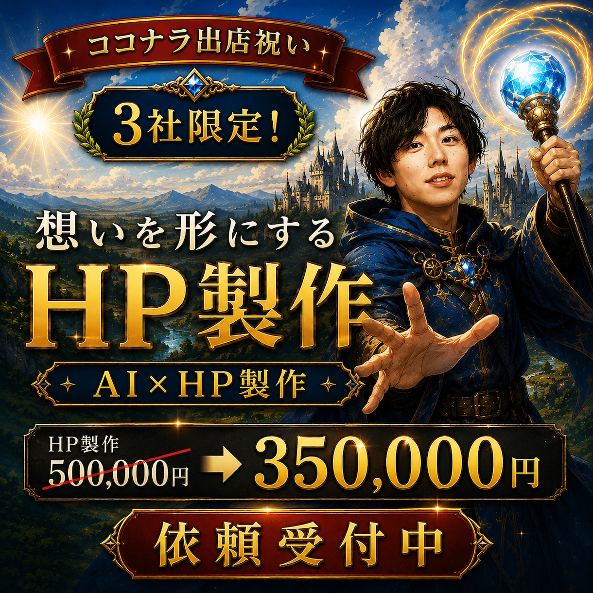 AI×戦略設計：毎日使えるホームページを制作します 戦略×AI×想い。全部入りのHP制作。 イメージ1