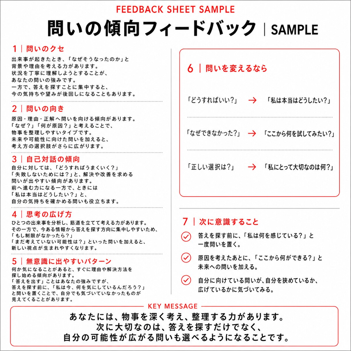 20年以上の対話経験から、問いの傾向を読み解きます 思考と対話に表れる無意識の傾向を読み解きます イメージ3