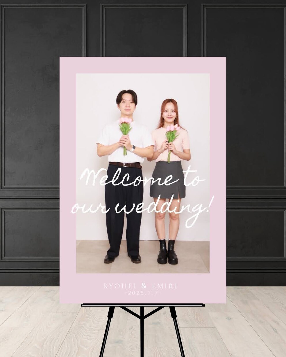 完全オーダーメイドで！ウェルカムボードを制作します 結婚式を彩る“はじまりの一枚”をおふたりの世界観でデザイン♪ イメージ3