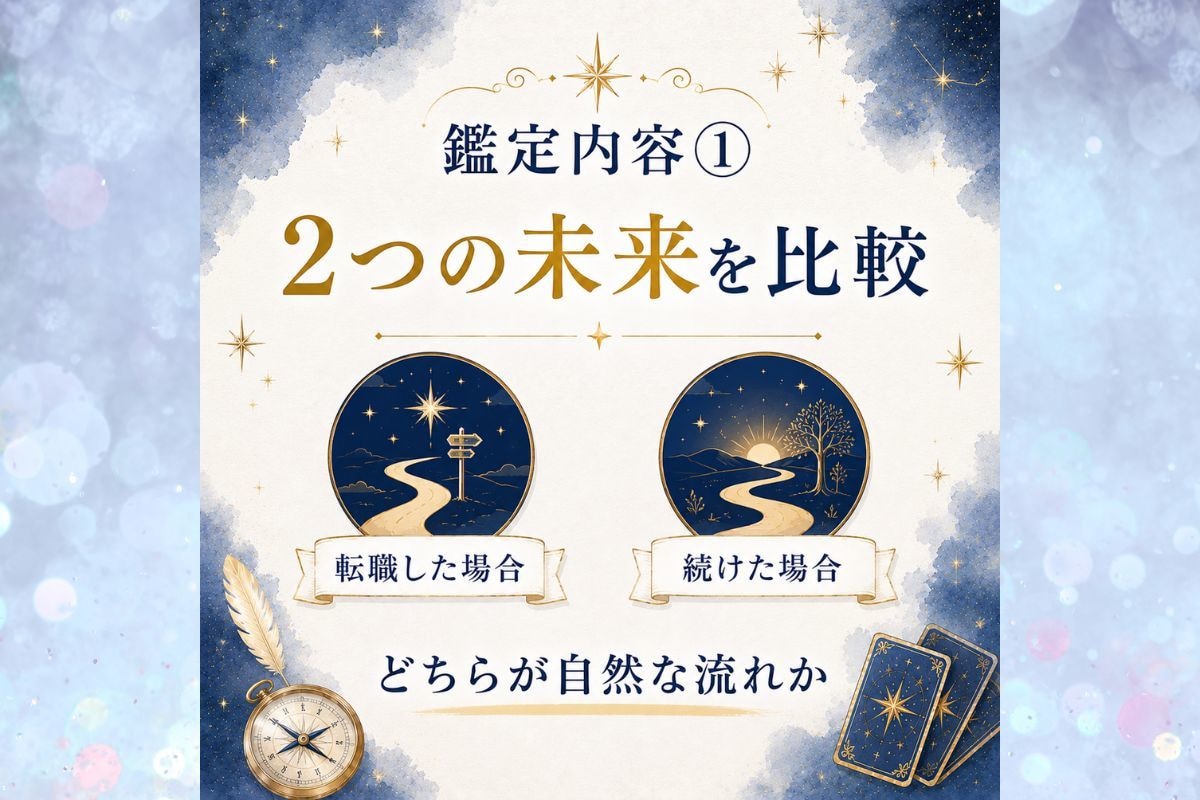 転職？続ける？迷いを整理し最適な時期を鑑定します 【9月限定】転職で後悔したくない方へ｜仕事運・転機を読みます イメージ7