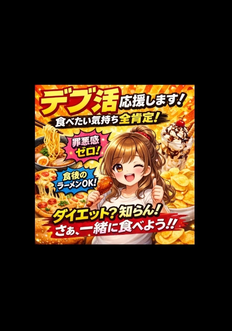 あなたのデブ活応援します あなたの食べたい気持ち、否定しません イメージ1