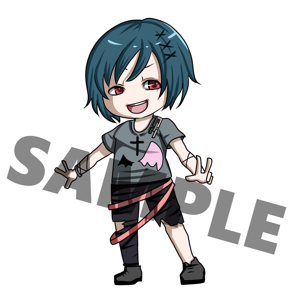 デフォルメキャラ全身描きます ＳＮＳ、ゲーム立ち絵等、顔差分可能です。 イメージ2