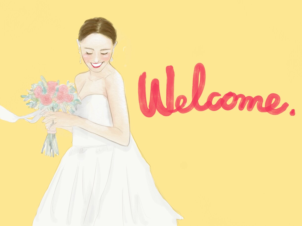 デジタルのウェルカムボード描きます 結婚式のウェルカムボードをどうするかお悩みの方へ イメージ6