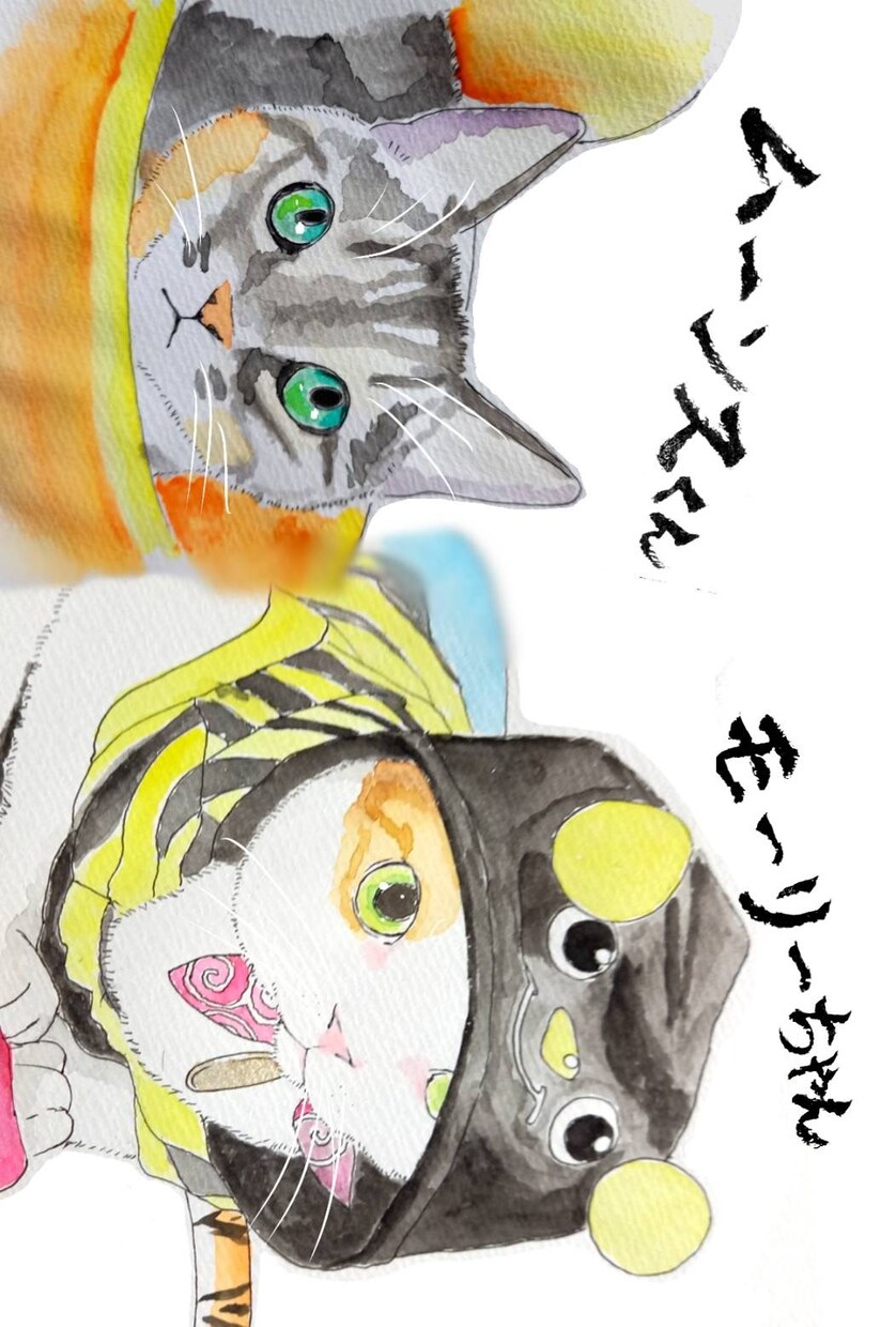 あなたの猫ちゃんイラスト化します 寄付につながる猫ちゃんわんちゃんイラスト イメージ3