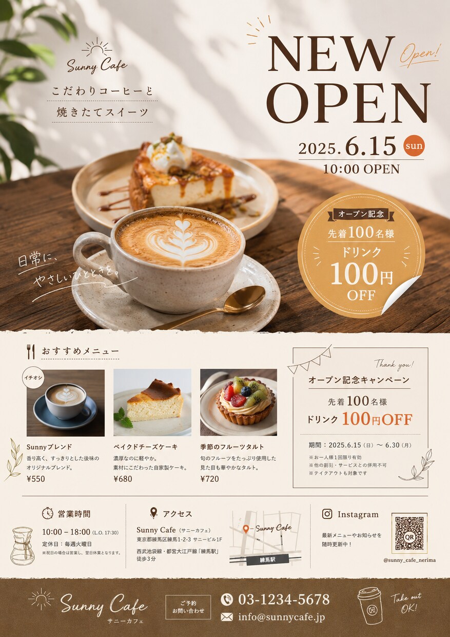 目を引くチラシ・フライヤーを作成します 伝わりやすく、見やすく、印象に残るチラシを作成します！ イメージ3