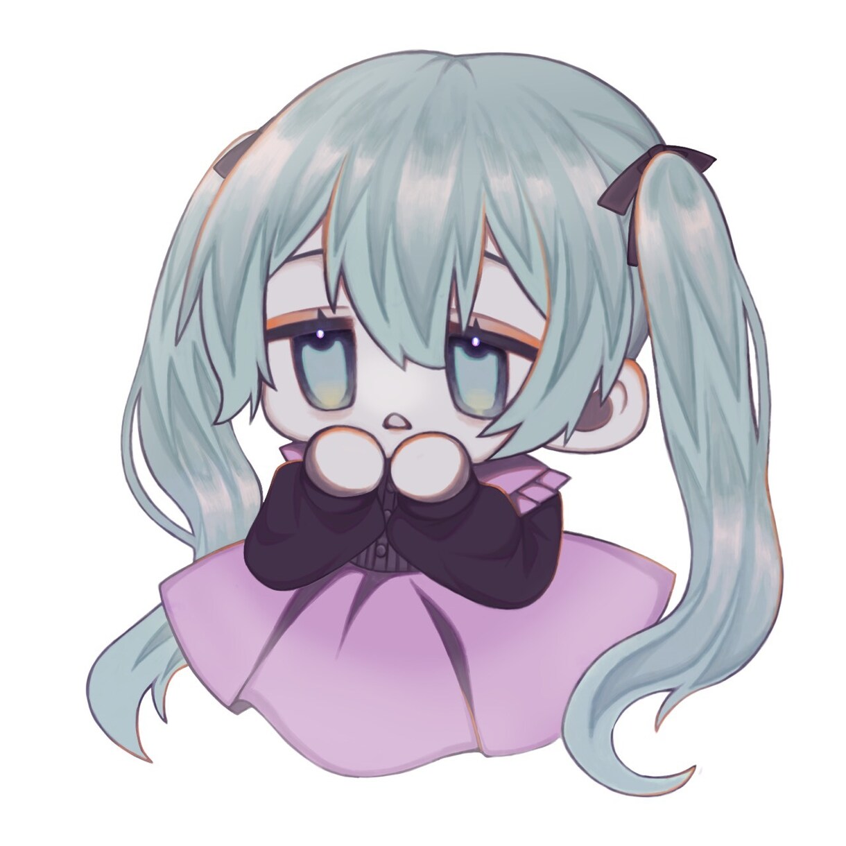病みかわいいアイコン描きます TwitterやLINEなどのアイコンに使えます♪ イメージ4