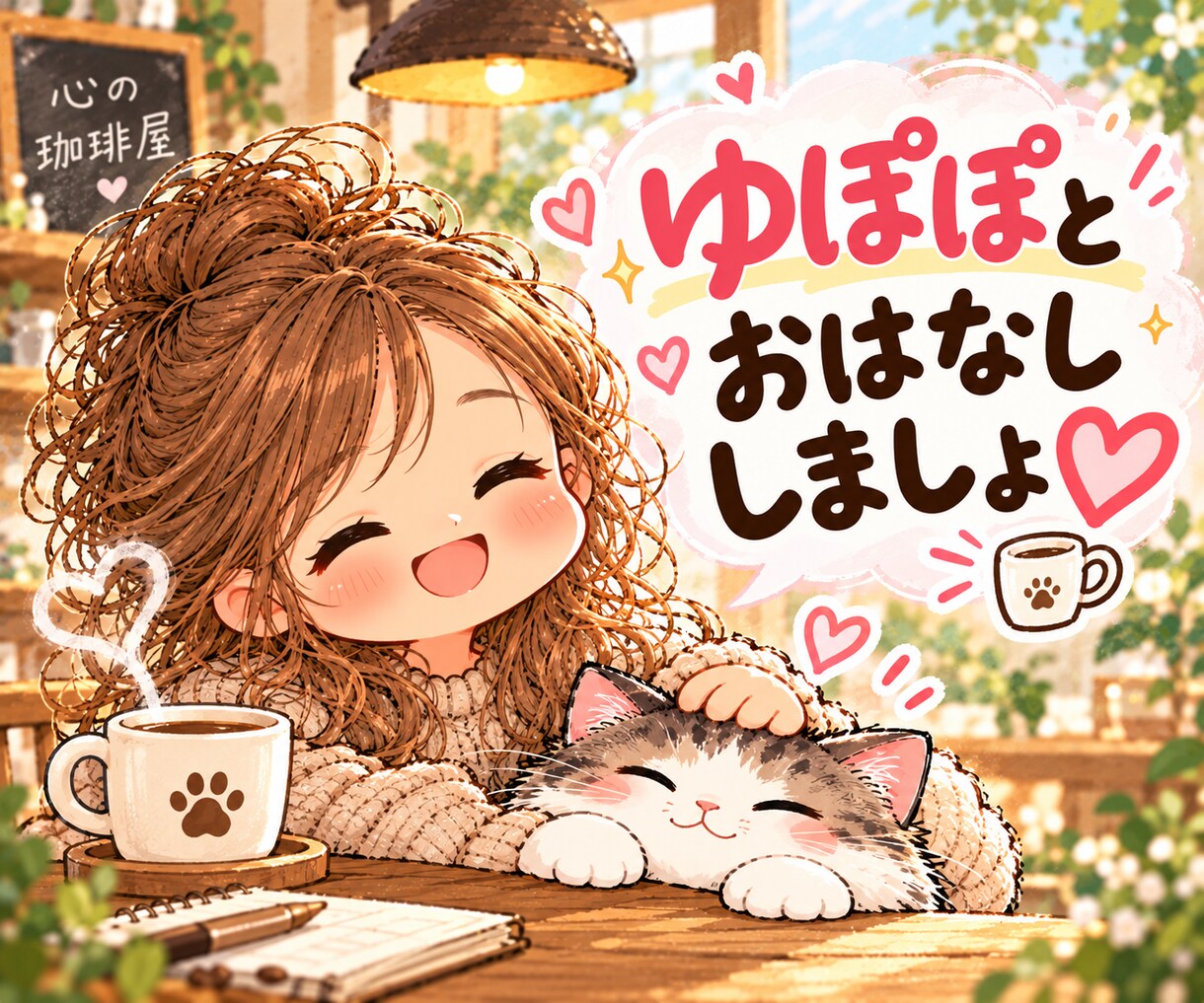 寂しさ、愚痴、モヤモヤお聞きします ゆっくりお友達とはなすようなおしゃべり☕ イメージ1