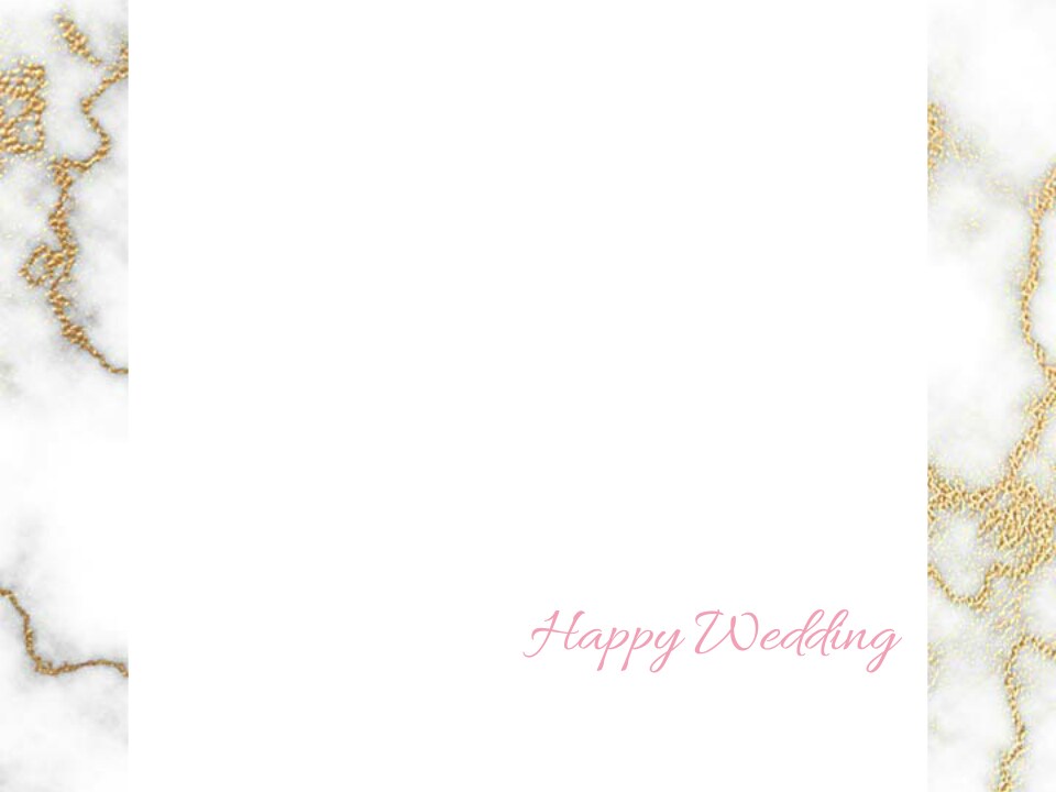 結婚式のフォトの加工します Happy Weddingの画像を作ります！ イメージ4