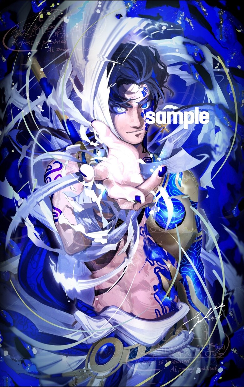 男性が得意です！少年誌風のイラストを描きます 男性イラストをメインに活動しています！勿論女性も可能です！ イメージ3