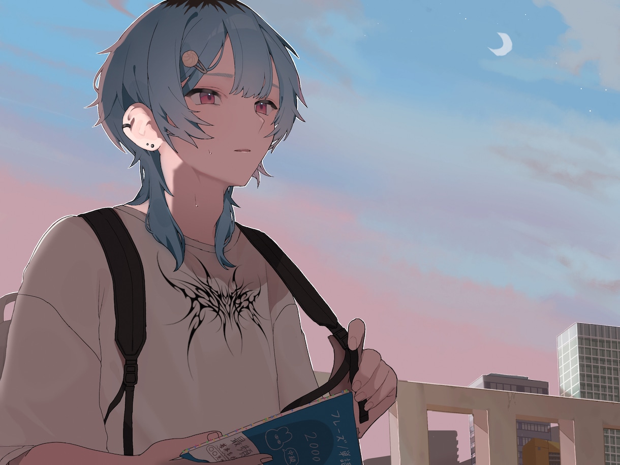 アイコン・サムネ・MV等のイラストを作成します 淡めのイラスト・静かなイラストが得意です！ イメージ2