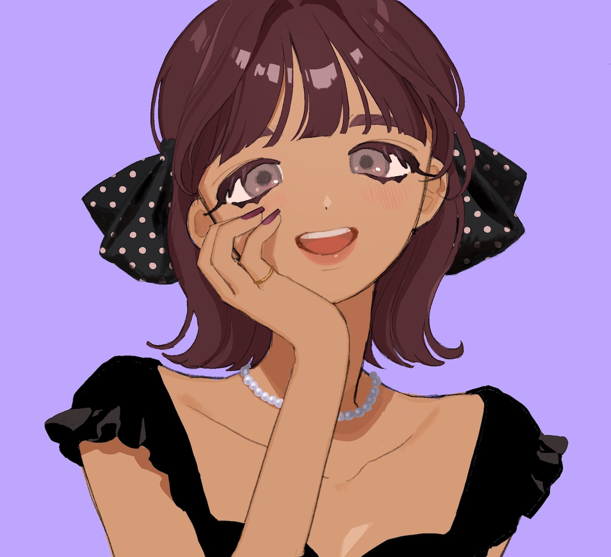 先着3名限定3000円！女の子のイラスト描きます アイコンとして使える、トレンド感のあるイラストを制作します！ イメージ2