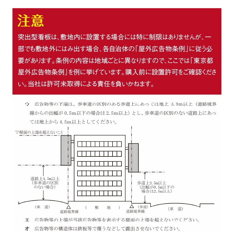 ステンレス製オーダー突出しサイン袖看板を製作します 両面発光　電飾看板 室外防水  ステンレス　集客 イメージ8