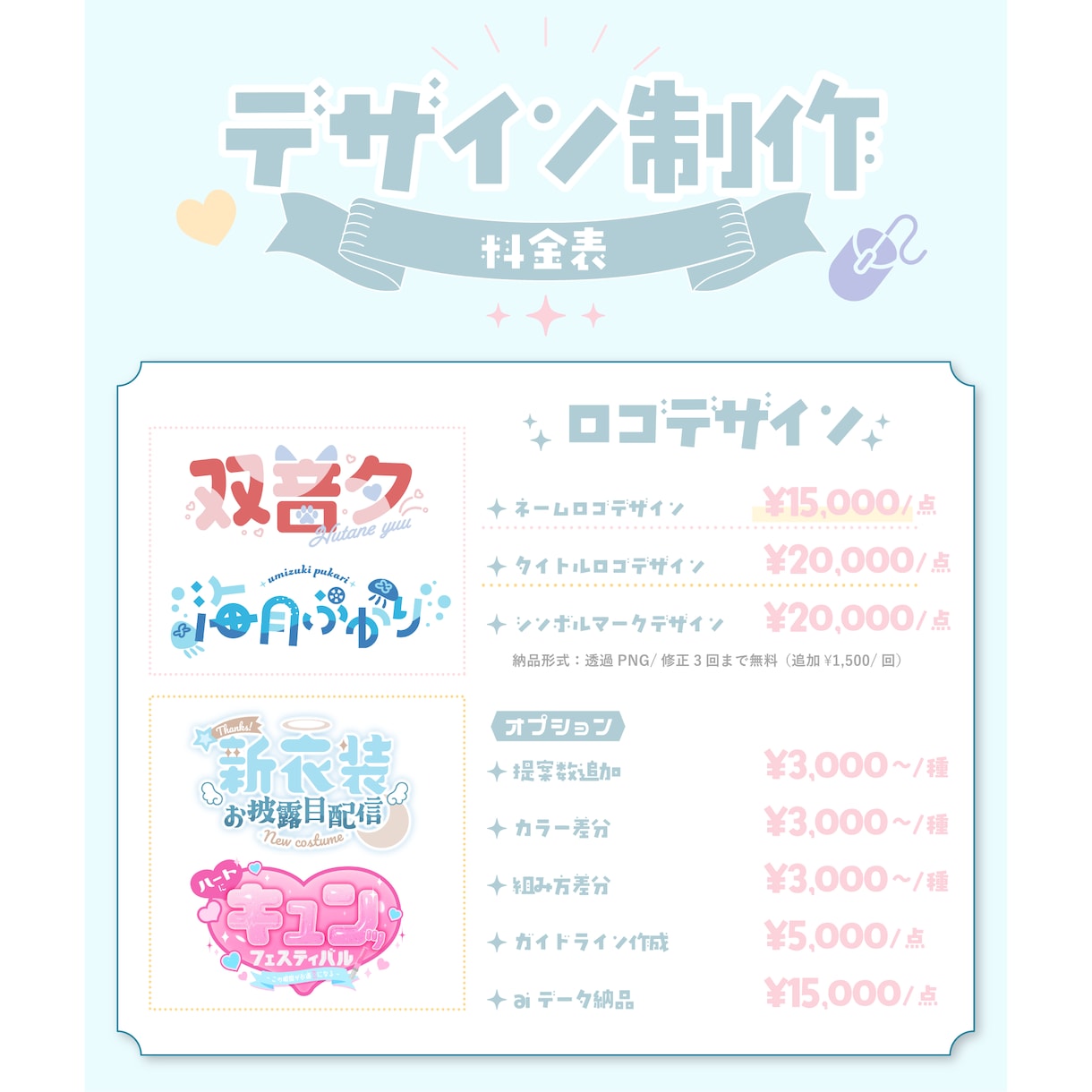 全てお任せ！Vtuberモデル制作します 立ち絵/モデリング/ロゴ/配信画面を一括スピード制作！ イメージ5