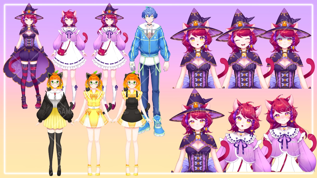 あなたのキャラクター魅力的にお描きします 活動者様向け！１からのキャラデザもお受けします！ イメージ4
