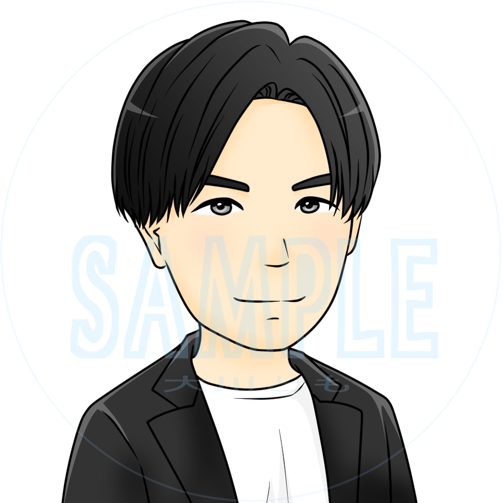 男性オススメ✨Twitter/Xのアイコン描きます Twitter/X 、インスタ、YouTubeなどアイコンに イメージ5