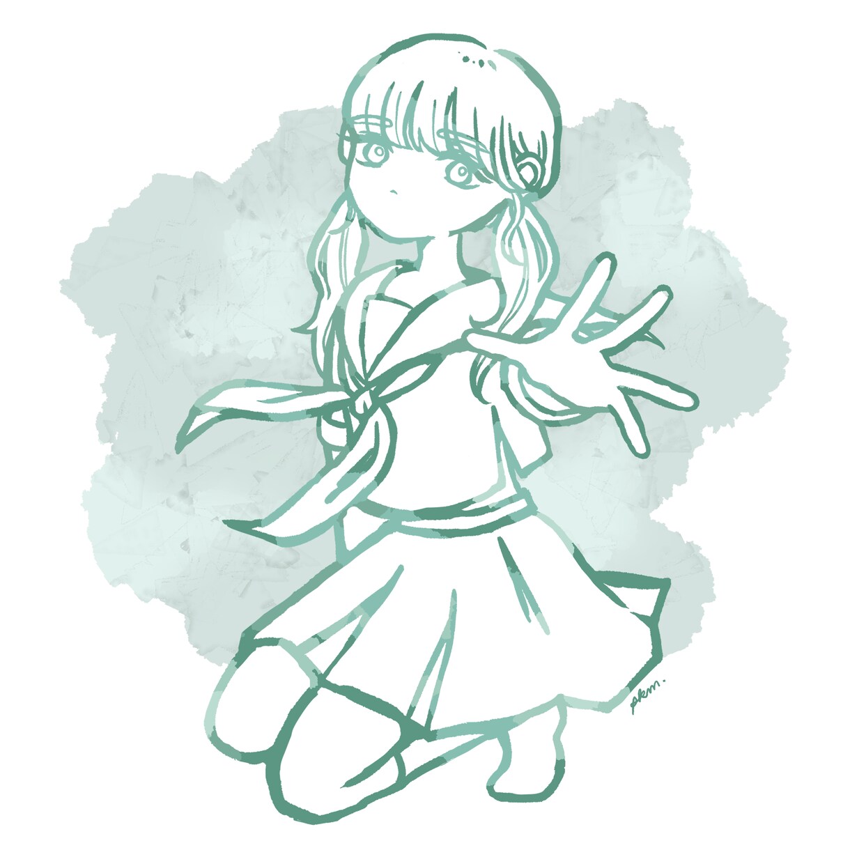 全身イラストを描きます ポップでゆるく淡いイラストを描きます！ イメージ2