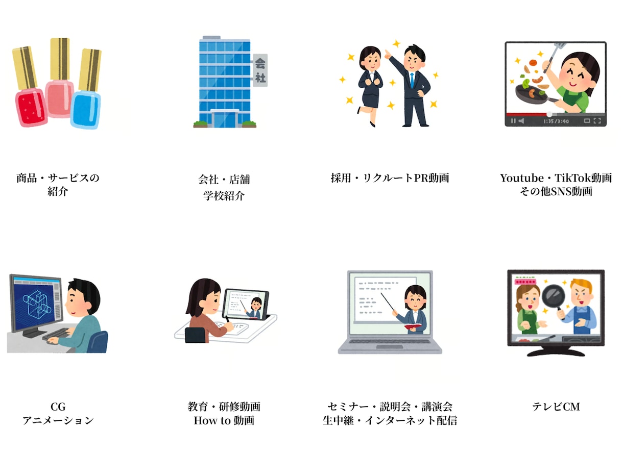 会社PR・動画広告を企画・制作いたします 【無料】で企画構成案・お見積もり・サンプル動画をご提供 イメージ2