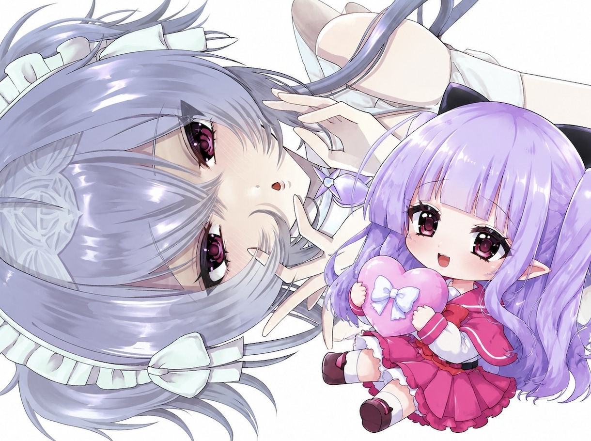透明感×キラキラ♡可愛いイラストお描きします ♡量産・地雷系♡透明感たっぷりのかわいいイラスト描きます♡ イメージ1