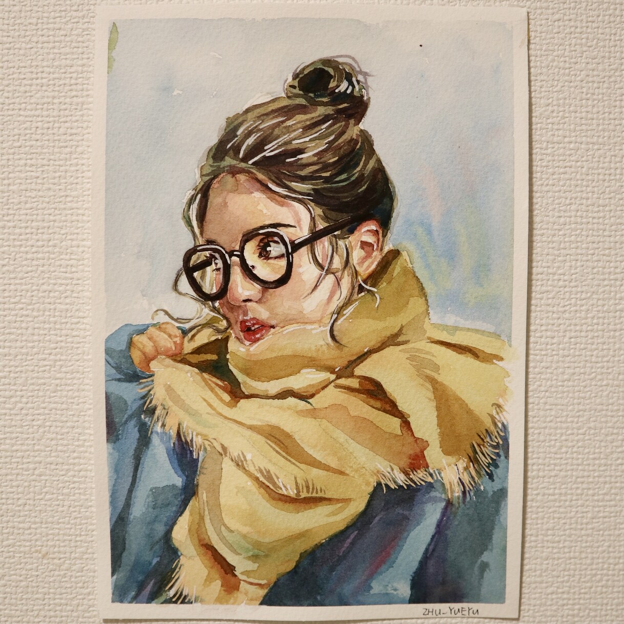 似顔絵かけます あなた用の鉛筆、白黒、水彩絵をかけます。 イメージ3