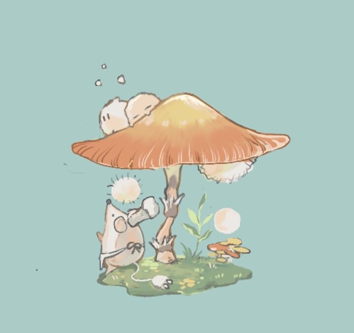 不思議な生物かきます ゆるふわでいろんなものを吸収、食べる、生やす、生かすモノ イメージ2