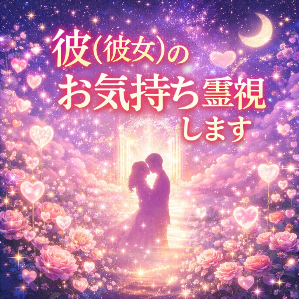 彼(彼女)のお気持ち霊視します 今相手がどう思っているのか知りたい方へ<恋愛> イメージ1
