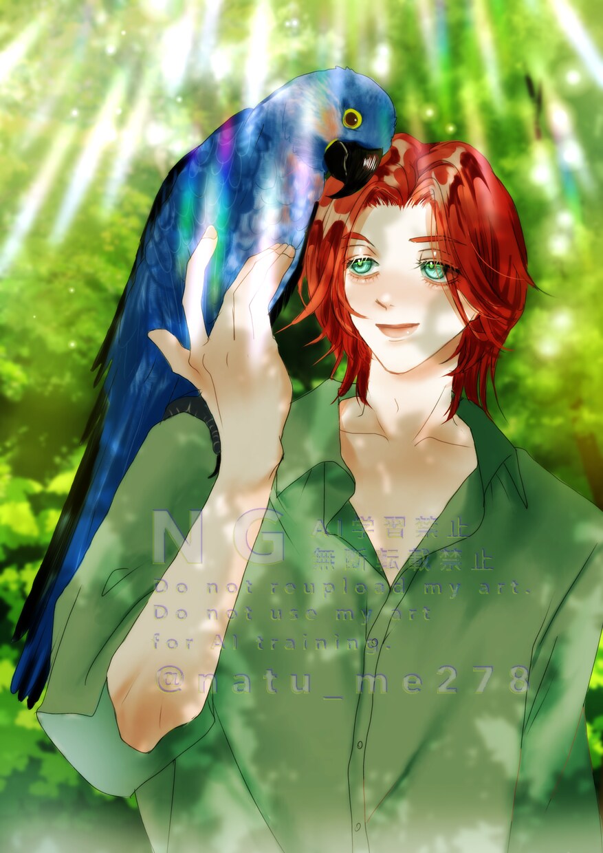 中性的な男子や女子、植物、自然をお描きします 貴方だけのイラストを、心を込めてお描きします。 イメージ8