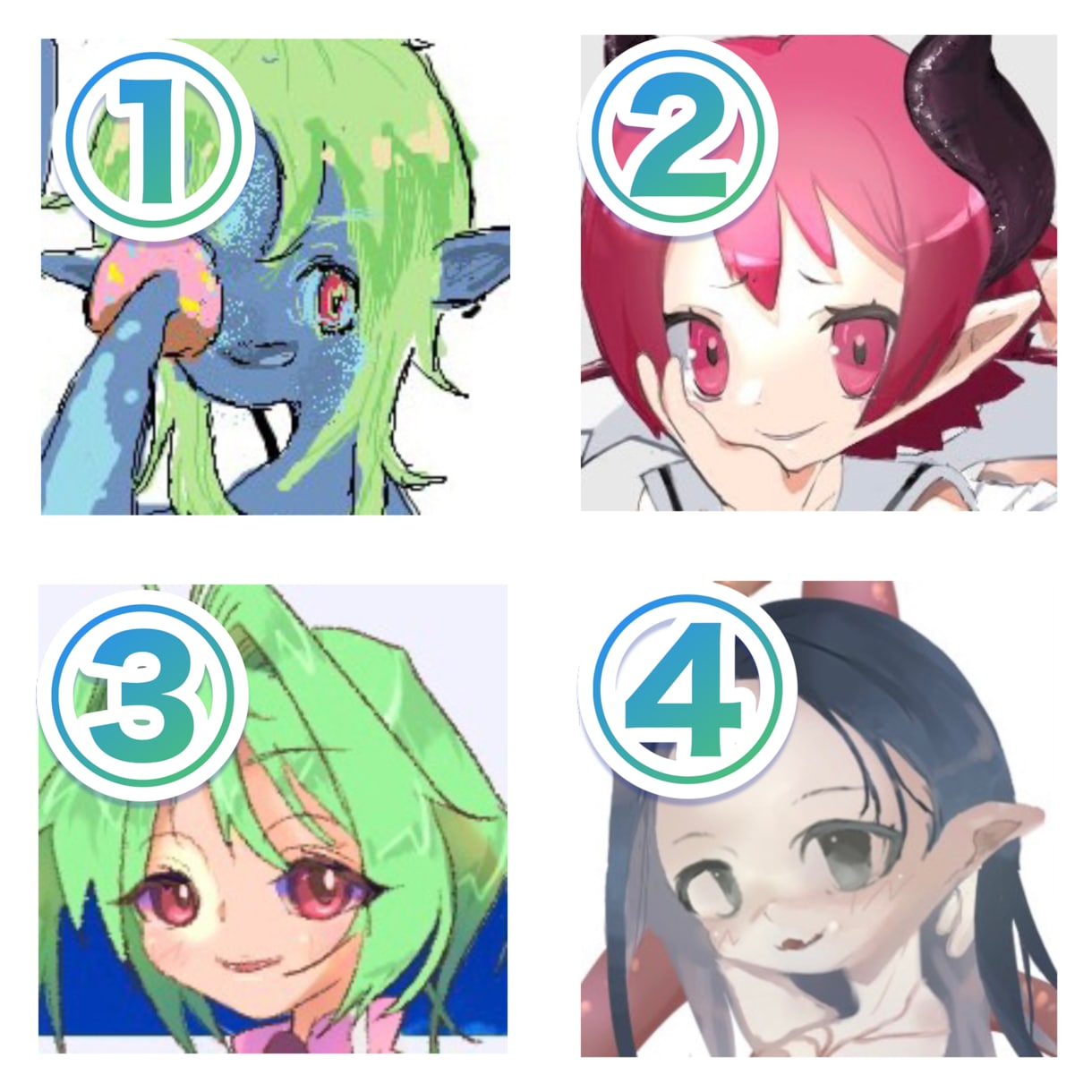 アイコン用イラスト制作します 安価で色んな絵柄を選べる！好きなテイストのアイコン用イラスト イメージ1